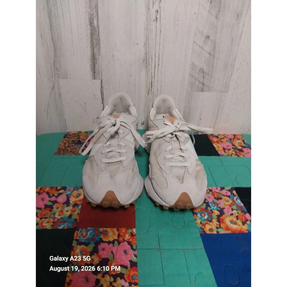 New Balance 327 Women's Sports Shoes Sneakers Sea Salt Rust Oxide 100% Authentic